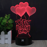 Personalized 3D Illusion LED LAMP For Birthday